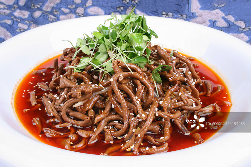 中餐美食-小炒鹅肠图片素材