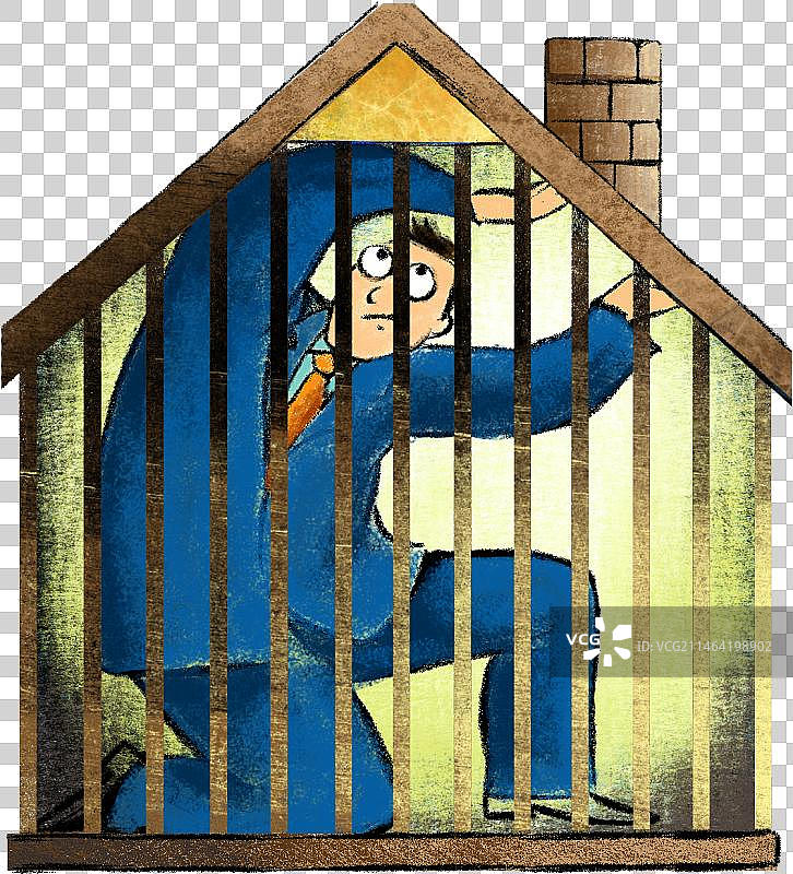 小房子，危机，房奴，绝望，房地产图片素材