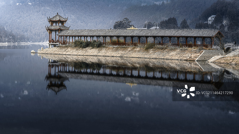 苍溪县白鹭湖水利风景区图片素材