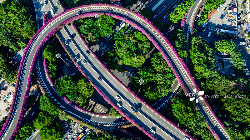 2023.11.12航拍广州市海珠区新滘西路东晓南路隧道。图片素材