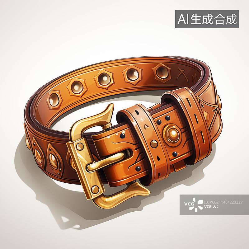 【AI数字艺术】腰带3D插画图图片素材