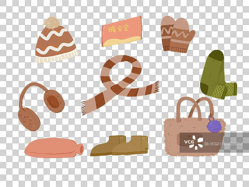 帽子,耳套,围巾,袜子,暖宝宝,热水袋,手套,保暖,棉鞋,暖和,冬天,雪花,包,个人随身用品,衣服、图片素材