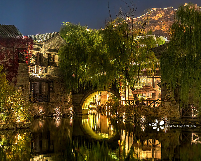 古北水镇夜色-6图片素材