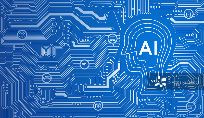 人工智能插画概念插画图片素材