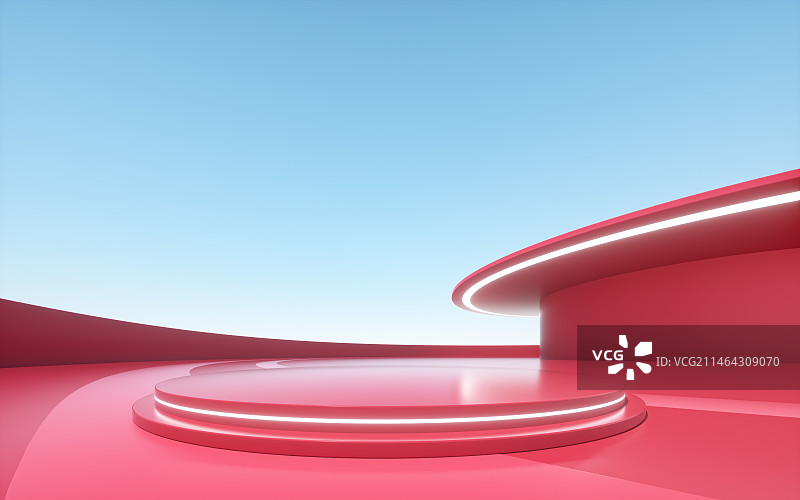 3d图形展台空间场景广场背景图片素材