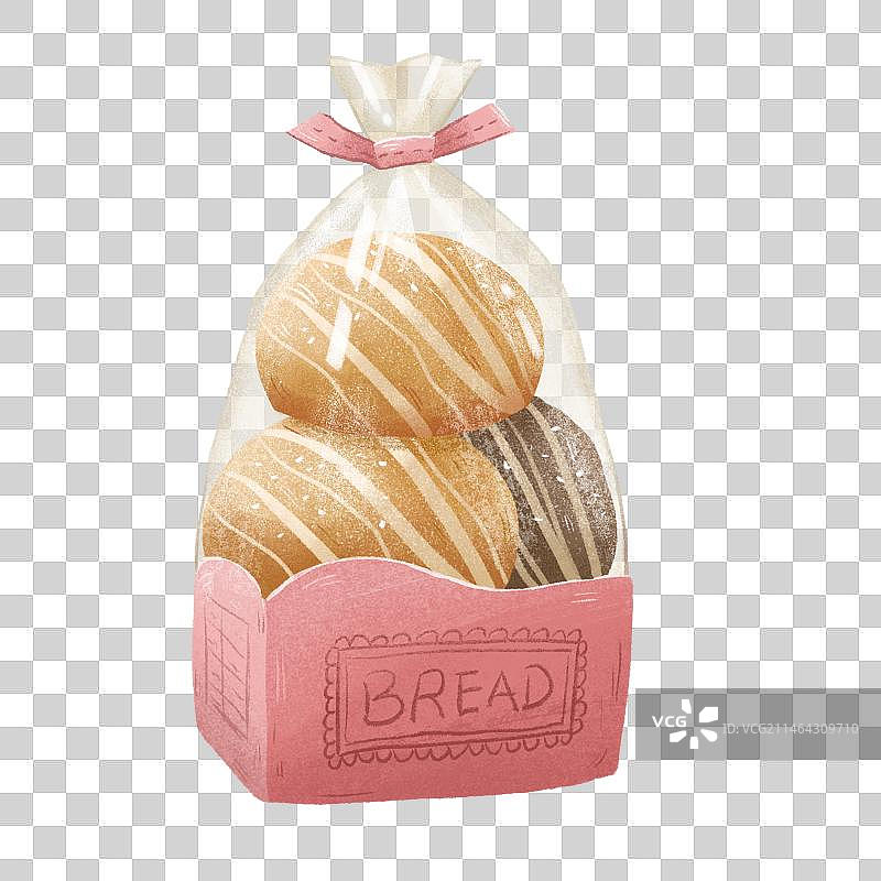袋装面包图片素材