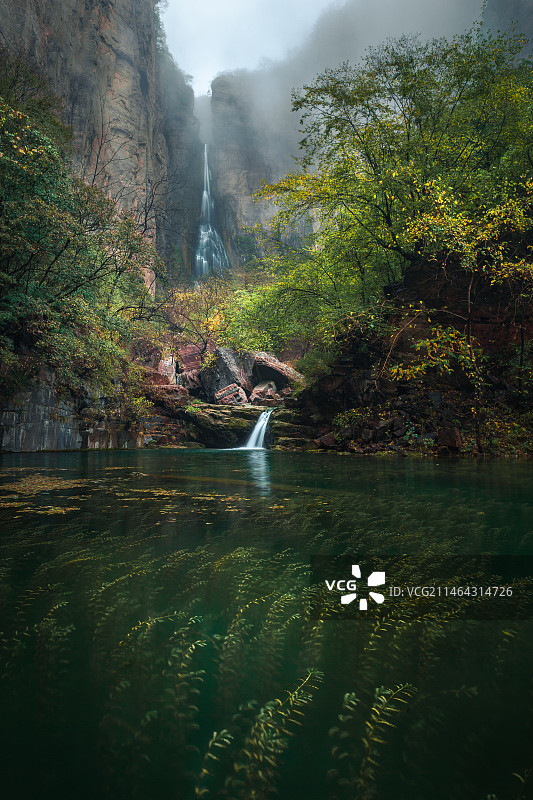 秋风秋雨秋水◆九莲山◆南太行图片素材