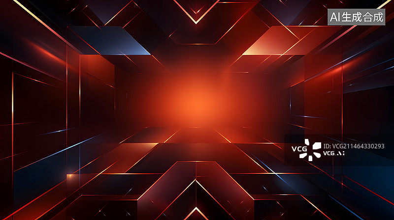 【AI数字艺术】线条抽象背景图片素材