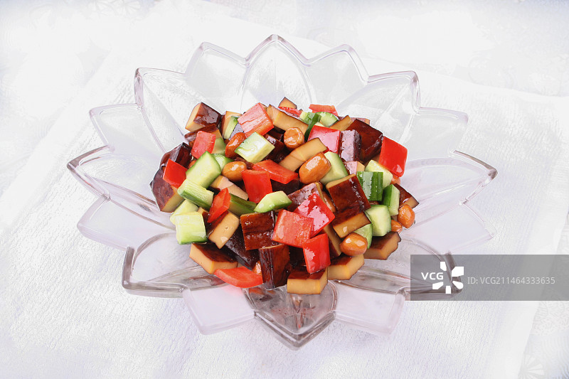 中餐美食-凉拌豆干图片素材