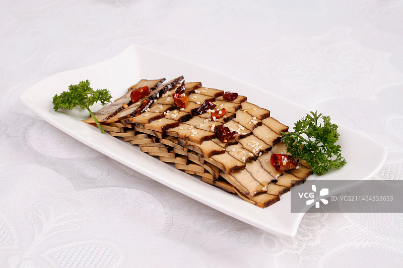 中餐美食-凉拌豆干图片素材