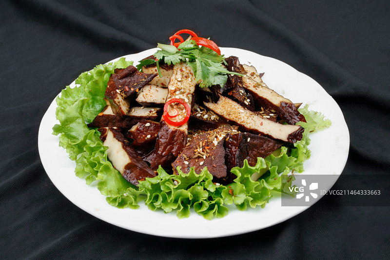 中餐美食-凉拌豆干图片素材