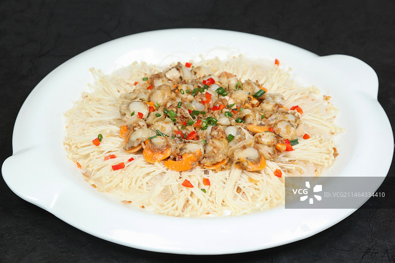 中餐美食-蒜茸扇贝肉图片素材