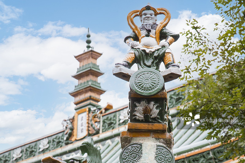 河南登封市嵩山少林寺秋日风光图片素材