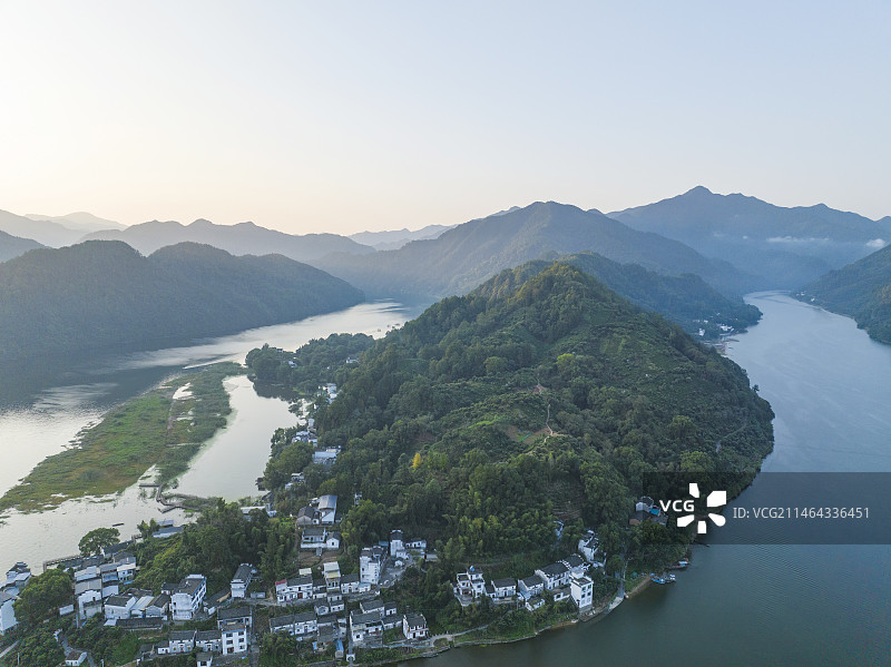 新安江日出·图片素材