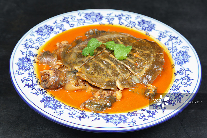 中餐美食-红煨甲鱼图片素材