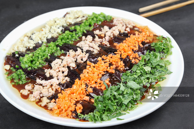 中餐美食-肉丝扒茄子图片素材