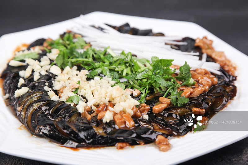 中餐美食-肉丝扒茄子图片素材