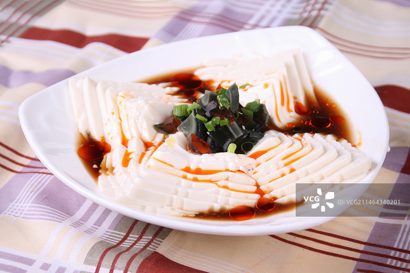 中餐美食-皮蛋豆腐图片素材