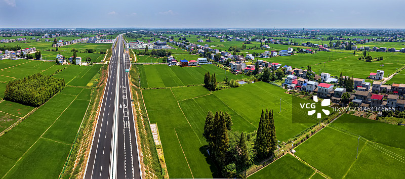 湖南岳阳市湘阴县新泉镇田园 风光图片素材