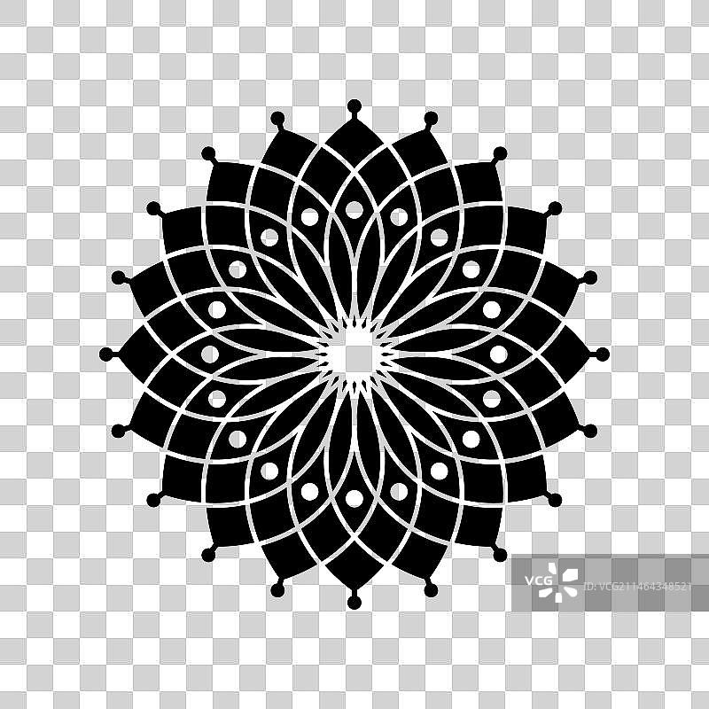 曼陀罗符号图标图片素材