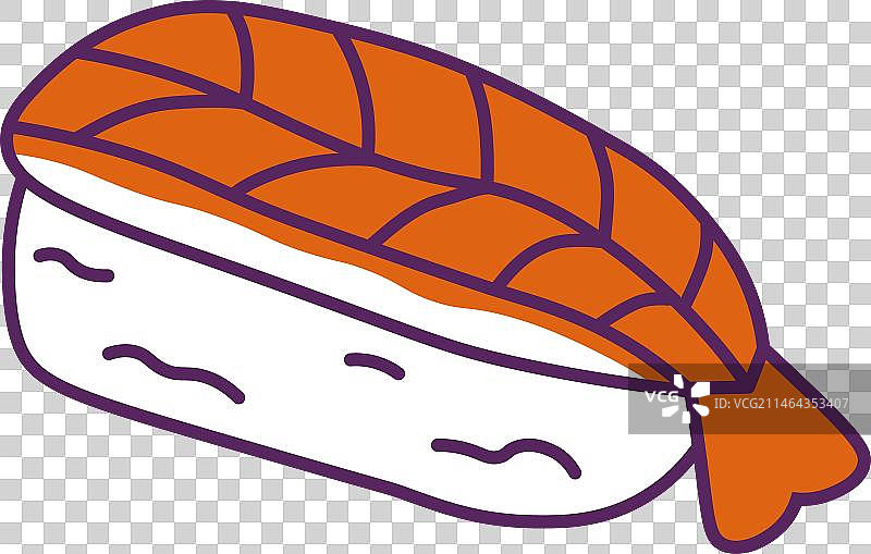 米饭鲜虾寿司图片素材