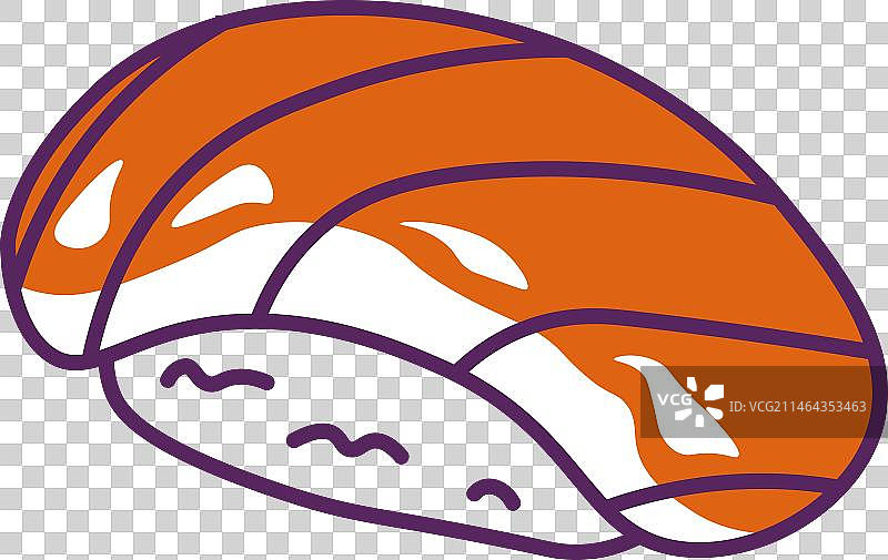 比目鱼或鲷鱼压制米饭和鲑鱼片寿司图片素材