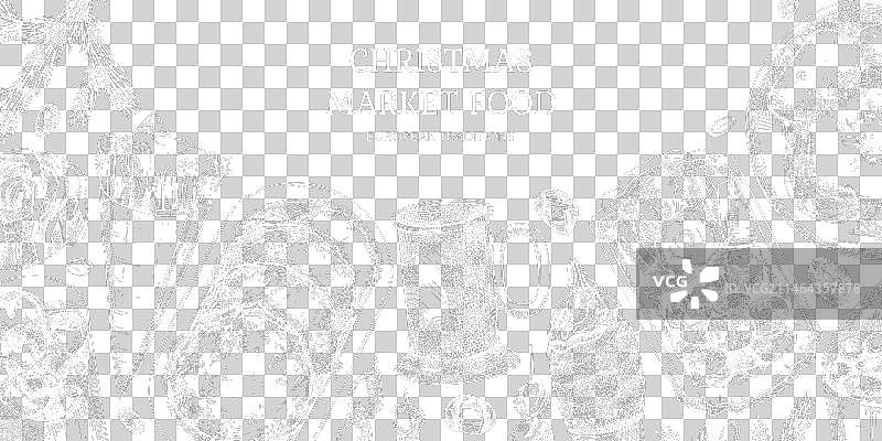 传统欧洲圣诞市场美食图片素材