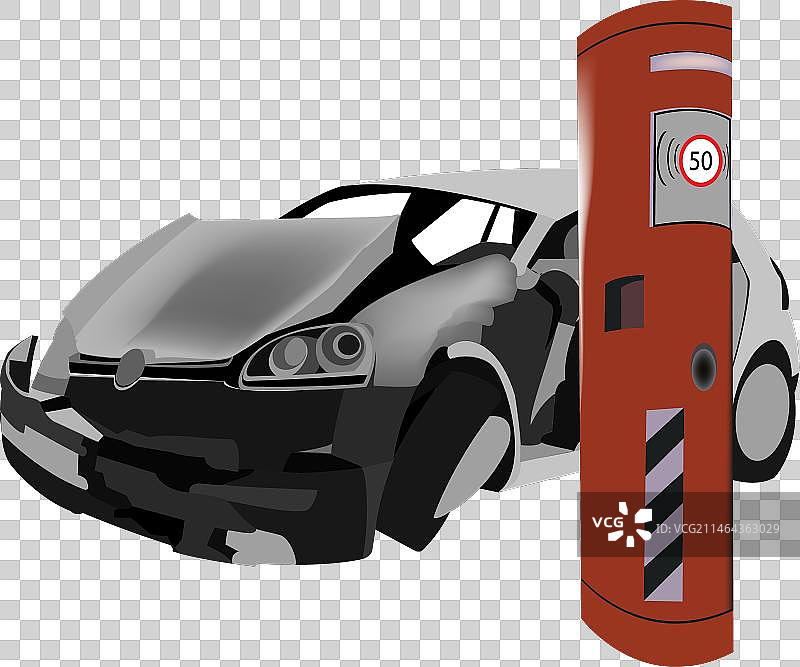 车祸测速摄像头图片素材