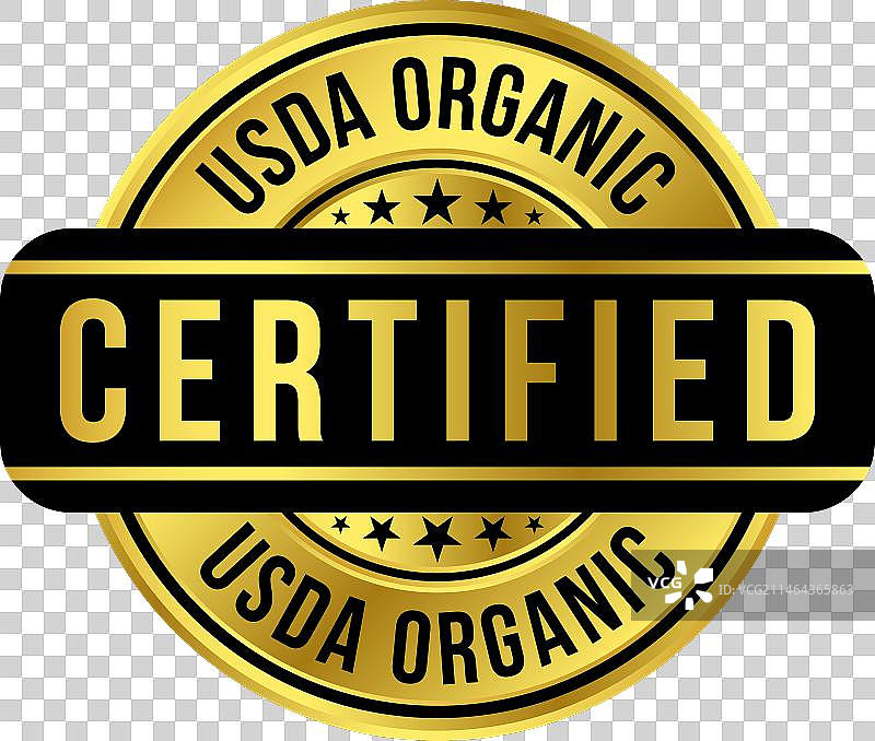 美国农业部有机认证标志图片素材