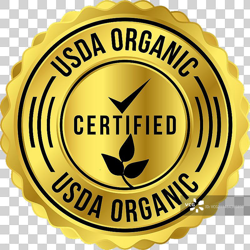 美国农业部有机认证标志图片素材