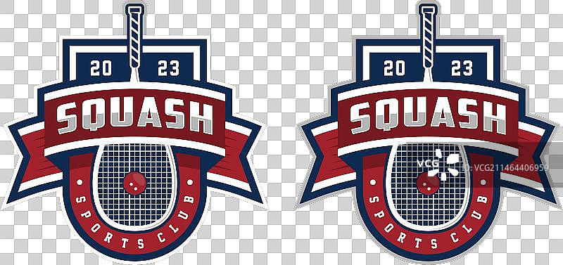 壁球运动标志设计图片素材