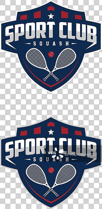 壁球运动标志设计图片素材