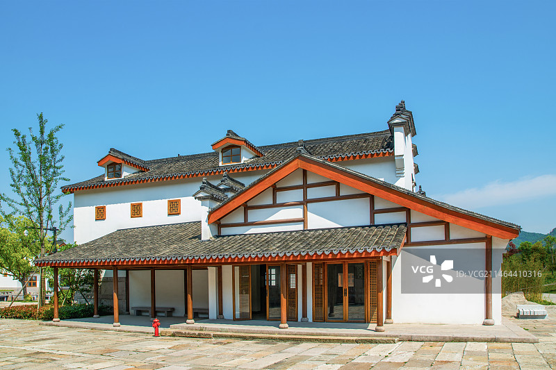 杭州 萧山 湘湖 水街 湘湖越界 湘湖水街 仿古商业街区 萧绍风格建筑 中式建筑 陈家埠水街图片素材