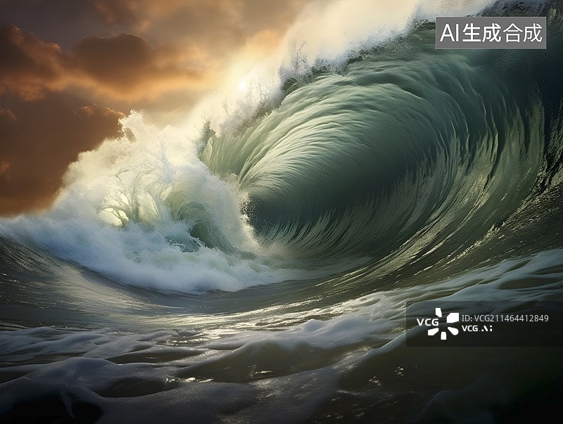 【AI数字艺术】厄尔尼诺现象图片素材