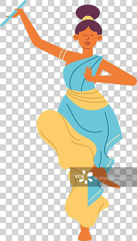 九夜节女性舞蹈者图片素材