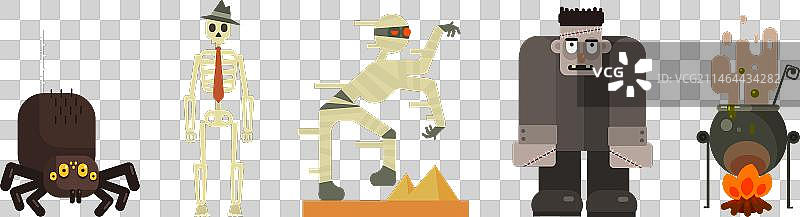 万圣节恐怖角色图片素材