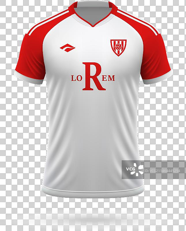 拜仁慕尼黑风格的3D逼真足球服图片素材