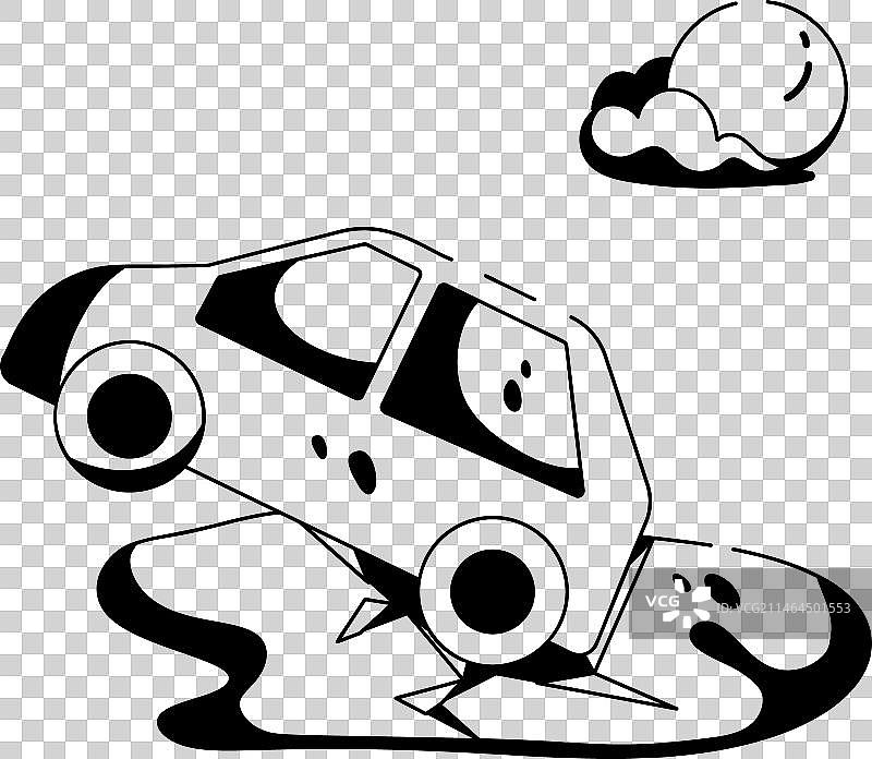 陷入困境的汽车图片素材