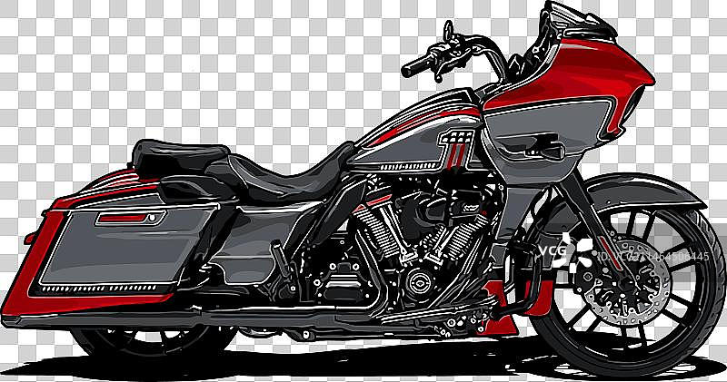 巡航摩托车设计模板图片素材