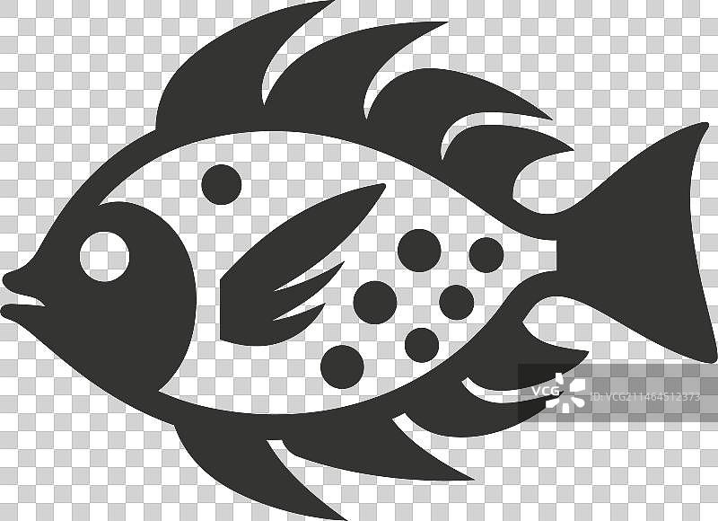 小丑炮弹鱼图标图片素材