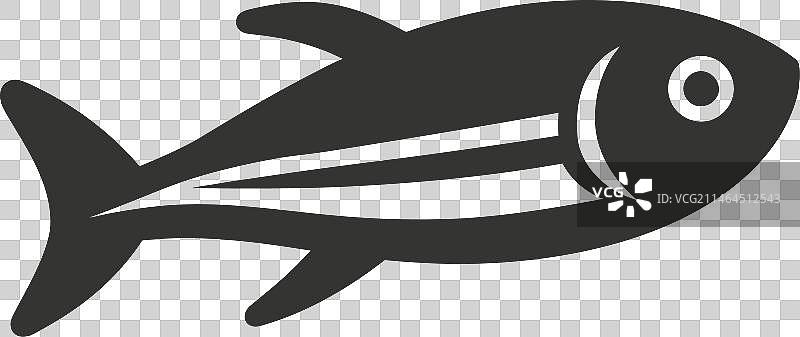 凤尾鱼图标图片素材