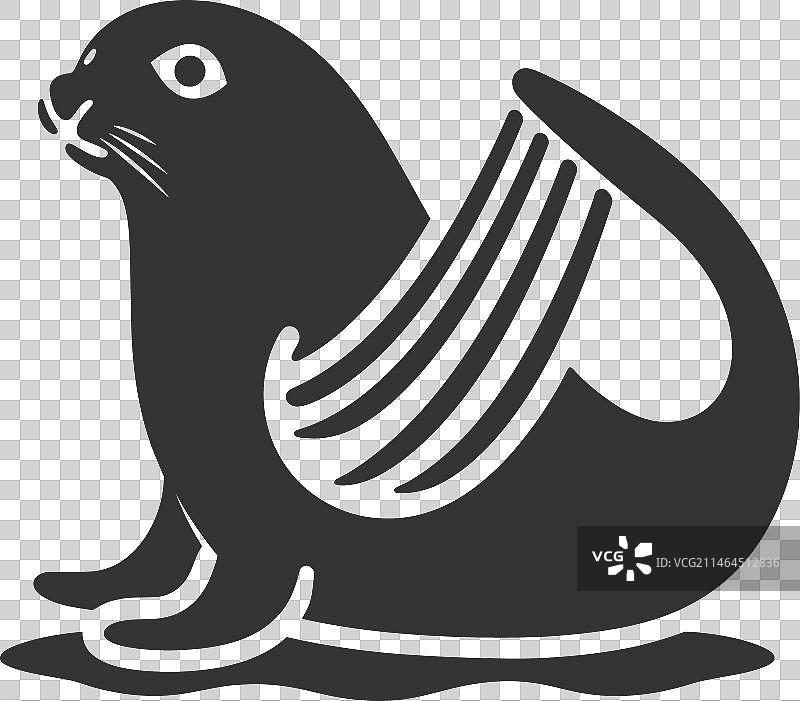 海豹图标图片素材
