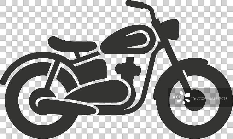 复古自行车图标图片素材