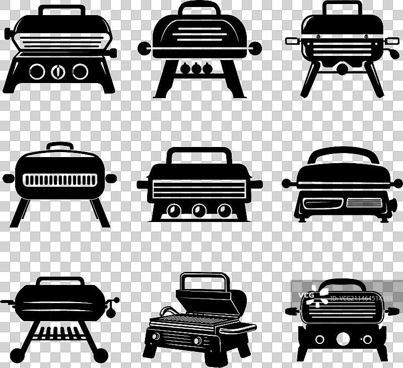 美味烧烤工具包图片素材