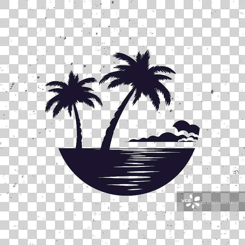 海边日落景色图片素材