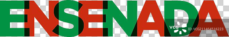 墨西哥恩塞纳达徽章设计图片素材