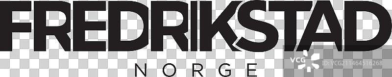 挪威腓特烈斯塔德标志设计图片素材