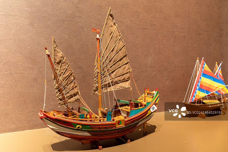 福建泉州海外交通史博物馆中国舟船世界陈列馆船舶模型图片素材
