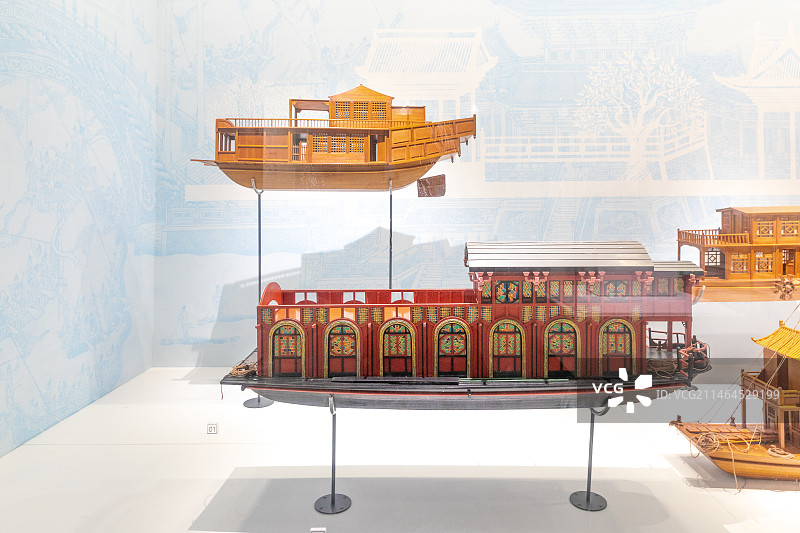 福建泉州海外交通史博物馆中国舟船世界陈列馆船舶模型图片素材