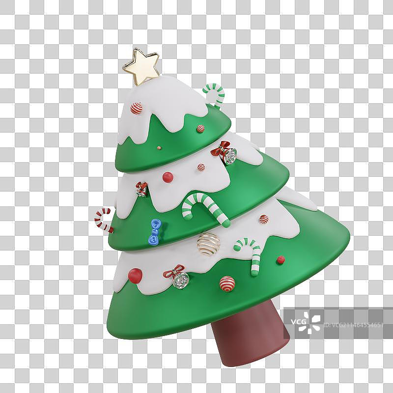 3d圣诞节大雪雪人可爱节日装饰红色图片素材